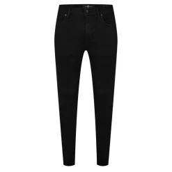 7 For All Mankind Paxtyn Tapered Five Pocket Jeans in Black
