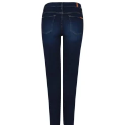 7 For All Mankind Waist Skinny Crop Jeans in Blue