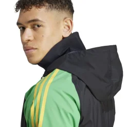 adidas Jamaica Condivo 22 Rain Jacket in Black