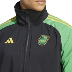 adidas Jamaica Condivo 22 Rain Jacket in Black