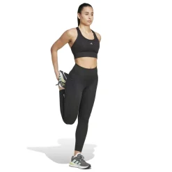 adidas 7/8 Slim Cut Running Pants in Black