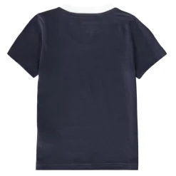 adidas 3 Stripe T-Shirt Junior Girls in Blue