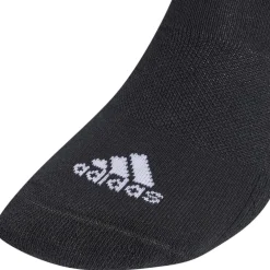 adidas 3 Stripes Cushioned Sportswear Mid Cut Socks 3 Pairs in Black
