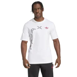 adidas Ajax Amsterdam Graphic T-Shirt Adults in White