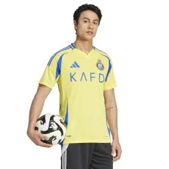 adidas Al Nassr Ronaldo Home Shirt 2024 2025 Adults in Yellow
