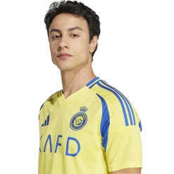 adidas Al Nassr Ronaldo Home Shirt 2024 2025 Adults in Yellow