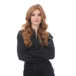 adidas Allover Print Track Top in Black