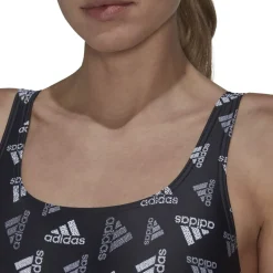 adidas Aop Sportswear Swimsuit in Black