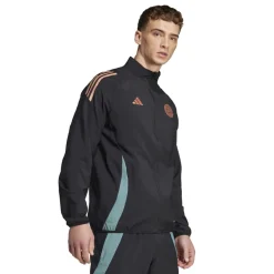 adidas Bayern Munich Anthem Jacket 2025 2026 Adults in Black