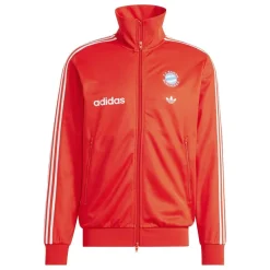 adidas Bayern Munich Beckenbauer Track Top Adults in Red