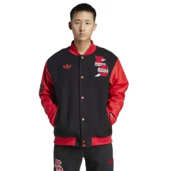 adidas Bayern Munich Vrct Jacket Adults in Black