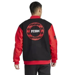 adidas Bayern Munich Vrct Jacket Adults in Black