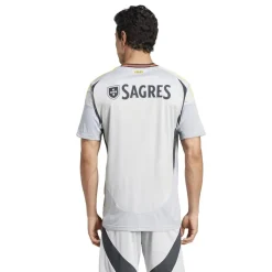 adidas Benfica Third Shirt 2024 2025 Adults in Grey