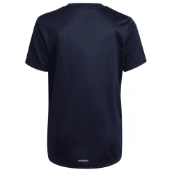 adidas Boys Designed 2 Move 3-Stripes T-Shirt in inkwell