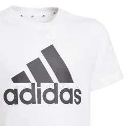 adidas Boys Essentials Big Logo T-Shirt in White