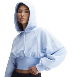 adidas by Stella McCartney Cropped Hoodie in Blue