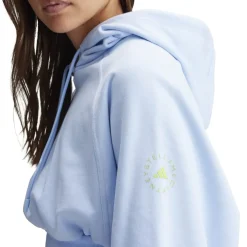 adidas by Stella McCartney Cropped Hoodie in Blue