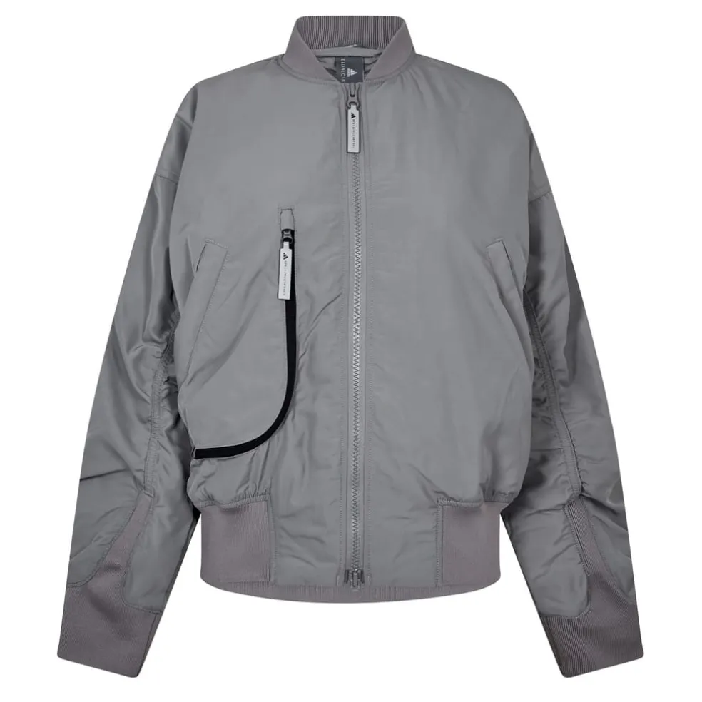 adidas by Stella McCartney Bomber Jacket in Grey