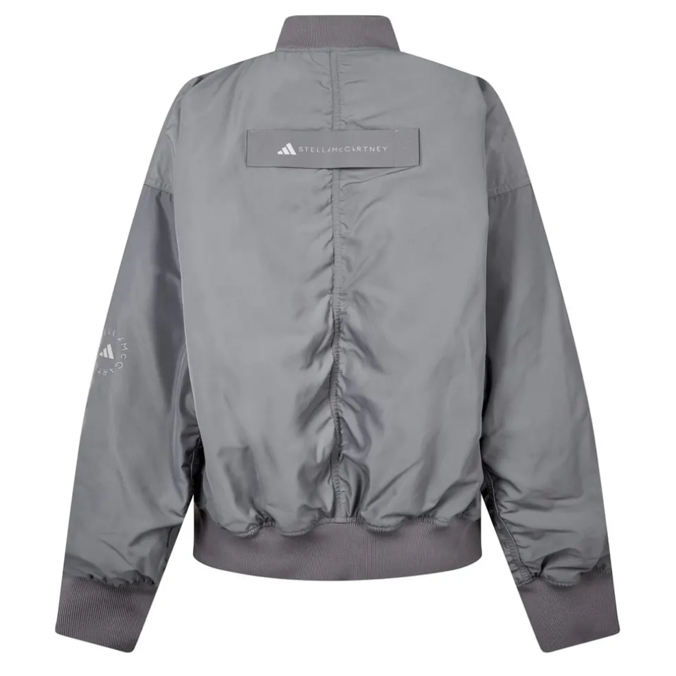 adidas by Stella McCartney Bomber Jacket in Grey