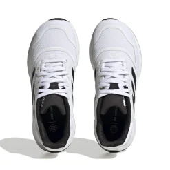 adidas Childrens Duramo 10 Trainers in White Black