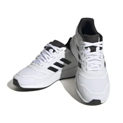 adidas Childrens Duramo 10 Trainers in White Black