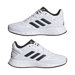adidas Childrens Duramo 10 Trainers in White Black