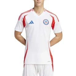 adidas Chile Away Shirt 2024 Adults in White