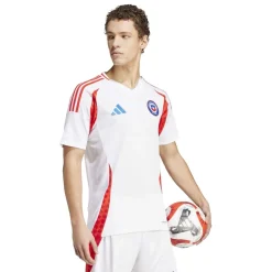 adidas Chile Away Shirt 2024 Adults in White