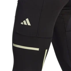 adidas Compression Fit Running Athletic Pants in Black