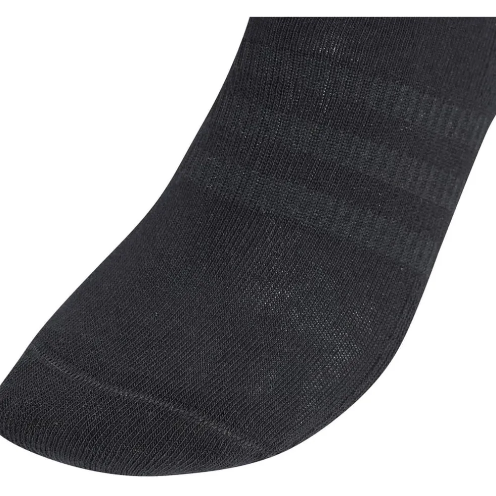 adidas Cushioned Sportswear Ankle Socks 3 Pair Juniors in Black