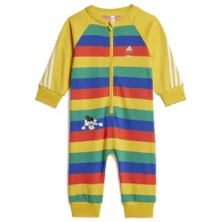 adidas Disney Mickey Mouse Crew Neck Long Sleeve Onesie in Multi