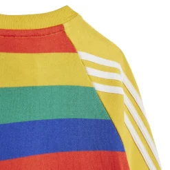 adidas Disney Mickey Mouse Crew Neck Long Sleeve Onesie in Multi