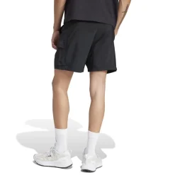 adidas Essentials Small Logo Cargo Chelsea Shorts in Black