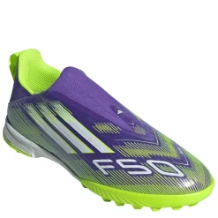 adidas F50 Academy Laceless Juniors Firm Ground Football Boots in Purple