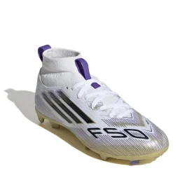 adidas F50 League Childrens Multi Ground Football Boots in White