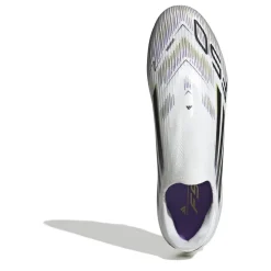 adidas F50 League Laceless Adults Firm Ground Football Boots in White