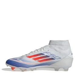 adidas F50 League Mid Cut Firm Ground Football Boots in White