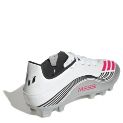 adidas F50 Messi Club Adults Firm Ground Football Boots in White
