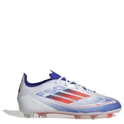 adidas F50 Pro Childrens Firm Ground Football Boots in White