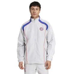 adidas Fc Bayern Ubackpack Tracksuit Top Adults in Grey