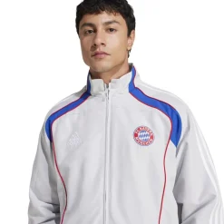 adidas Fc Bayern Ubackpack Tracksuit Top Adults in Grey
