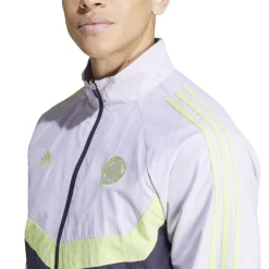 adidas Fc Bayern Woven Tracksuit Top 2023 2024 Adults in Grey