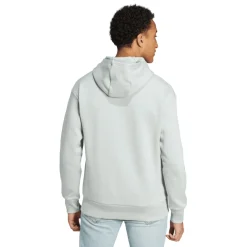 adidas Future Icons Badge of Sport Hoodie in Silver