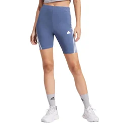 adidas Future Icons 3-Stripes Bike Shorts in Blue