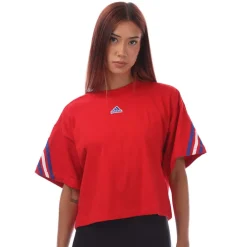 adidas Future Icons 3-Stripes T-Shirt in Red
