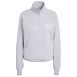 adidas Game & Go 1/4 Zip Top in Grey