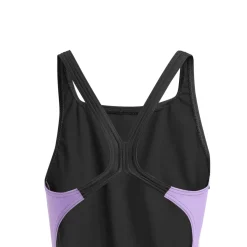 adidas Girls Cut 3-Stripes Swimsuit in Black
