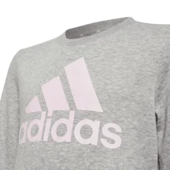 adidas Girls Essentials Big Logo Sweatshirt in Grey