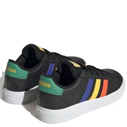 adidas Grand Court Lifestyle Lace-Up Trainers in Black