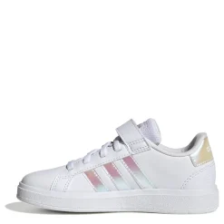 adidas Grand Court Trainers Child Girls in White
